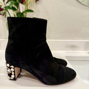 Dolce & Gabbana embellished booties